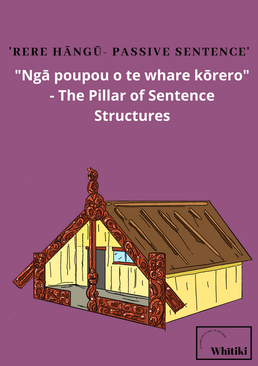 Rere Hāngū - Passive Sentence Poster